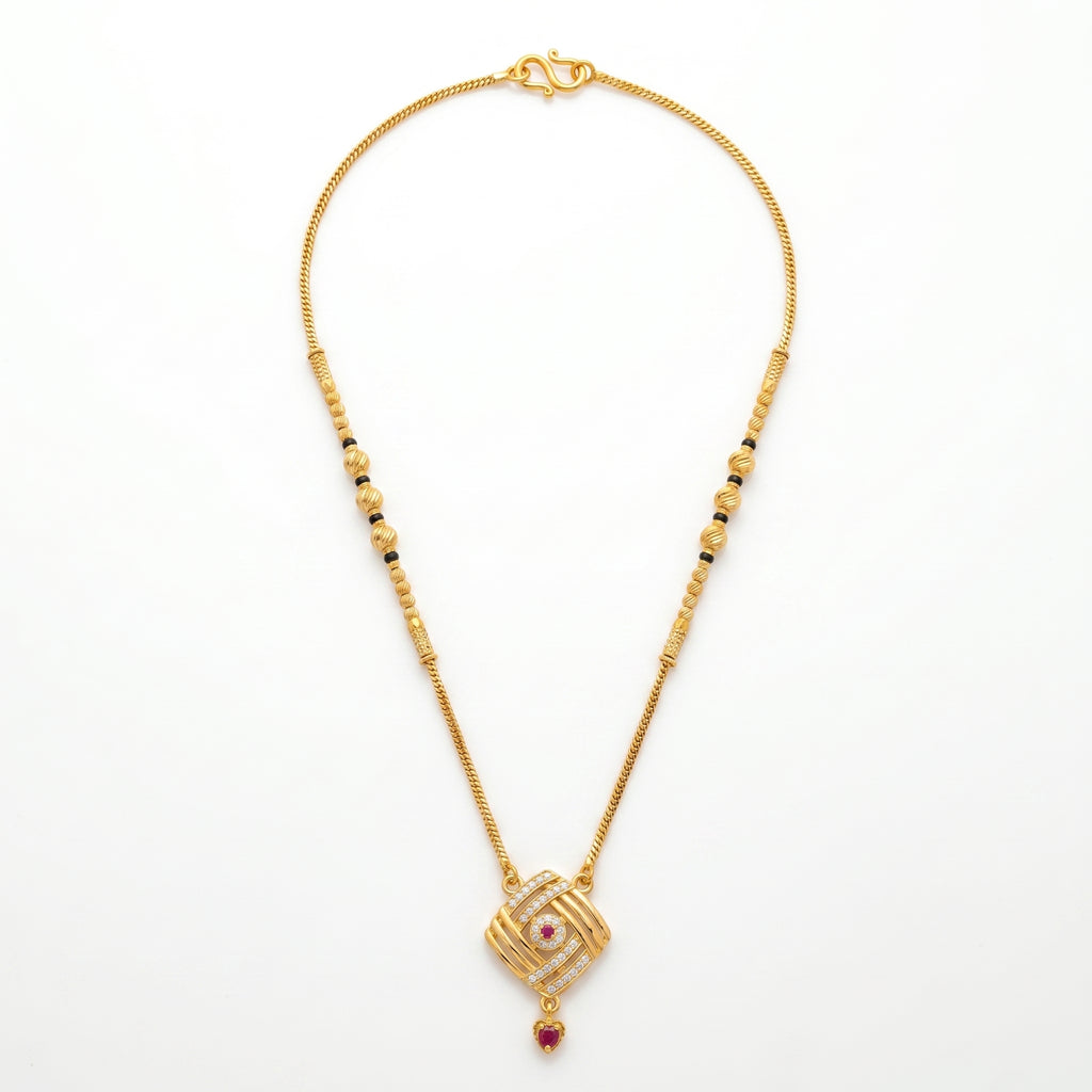 Ruby Aura Mangalsutra