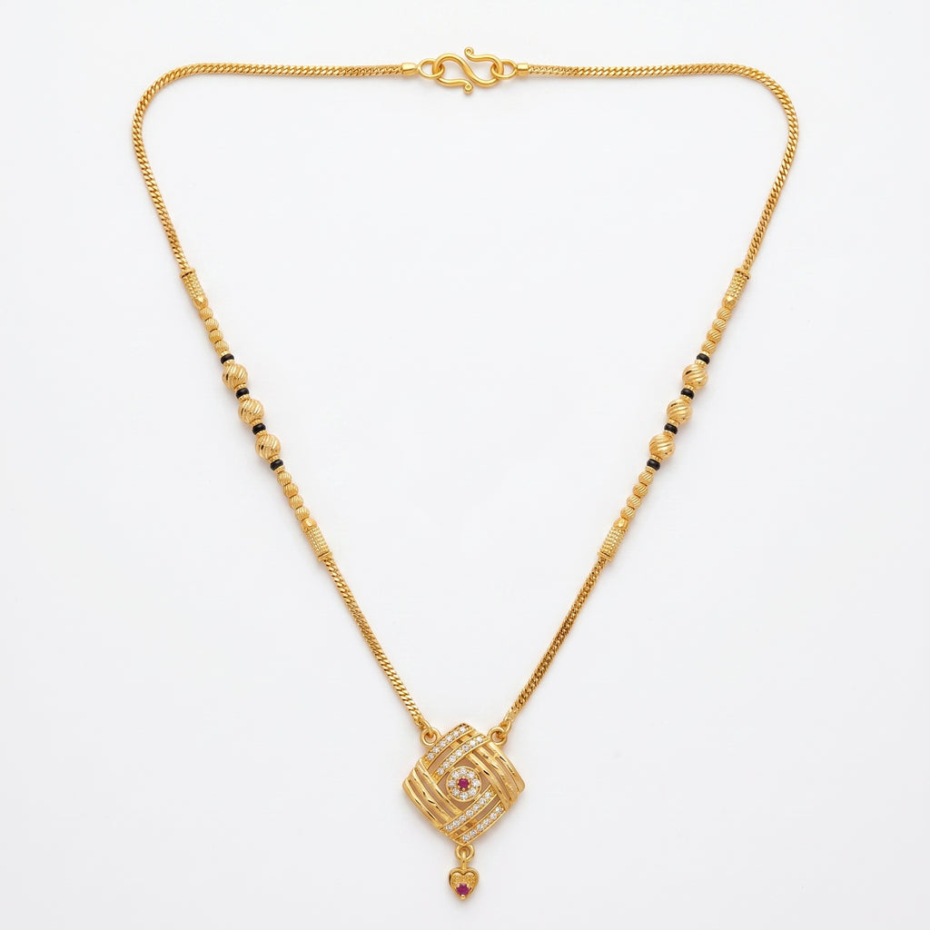 Ruby Aura Mangalsutra