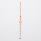 Rose Gold Clover Bead Bracelet