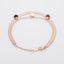 Rose Gold Double Heart Bracelet