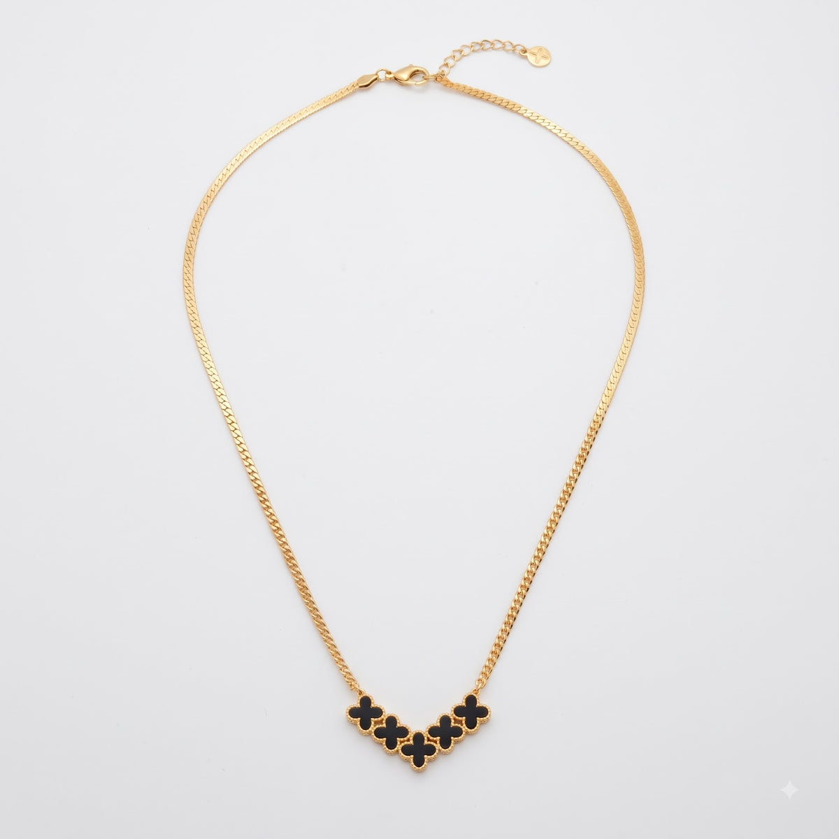 Noir Clover Grace Necklace