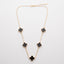 Black Clover Charm Necklace