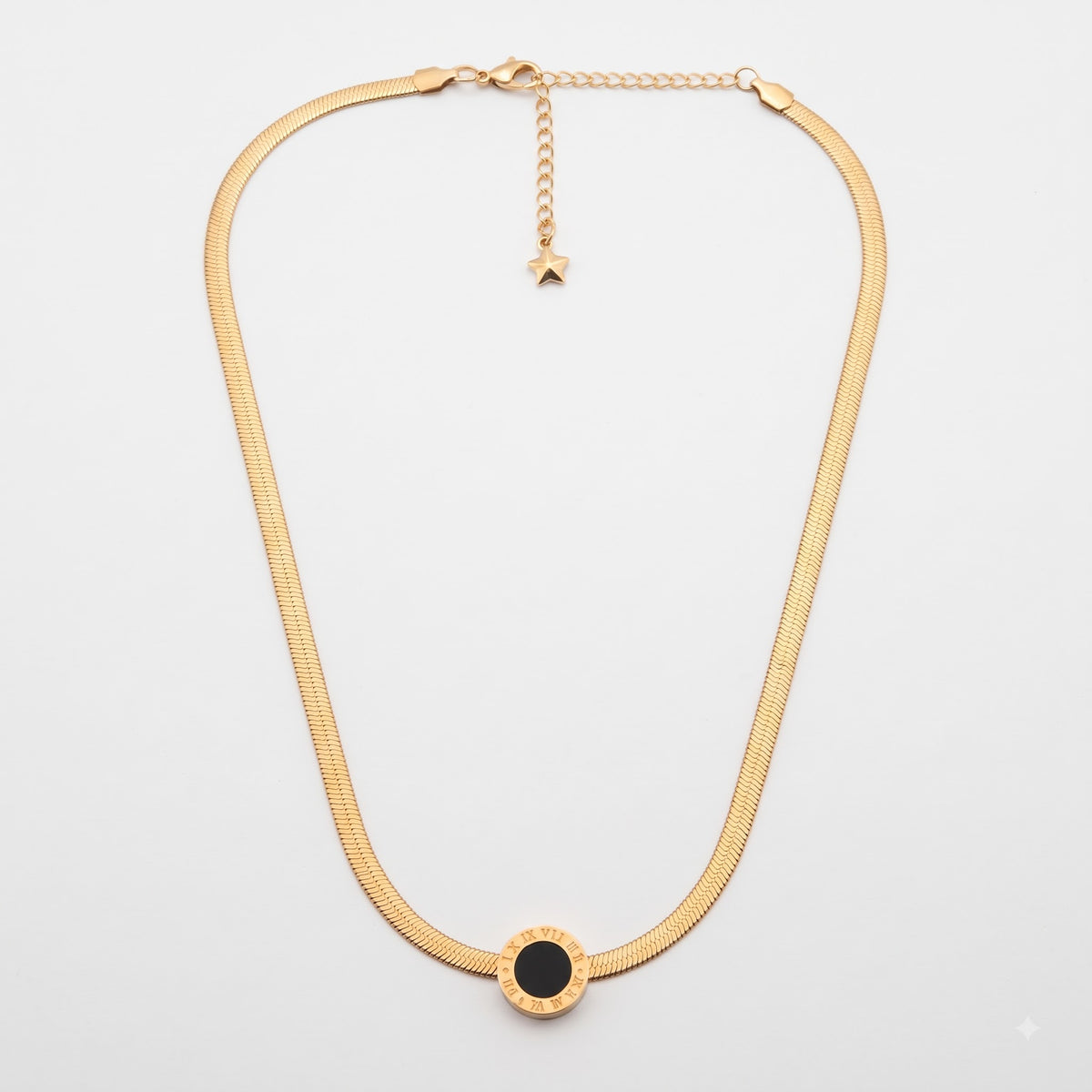 Celestial Roman Disc Necklace