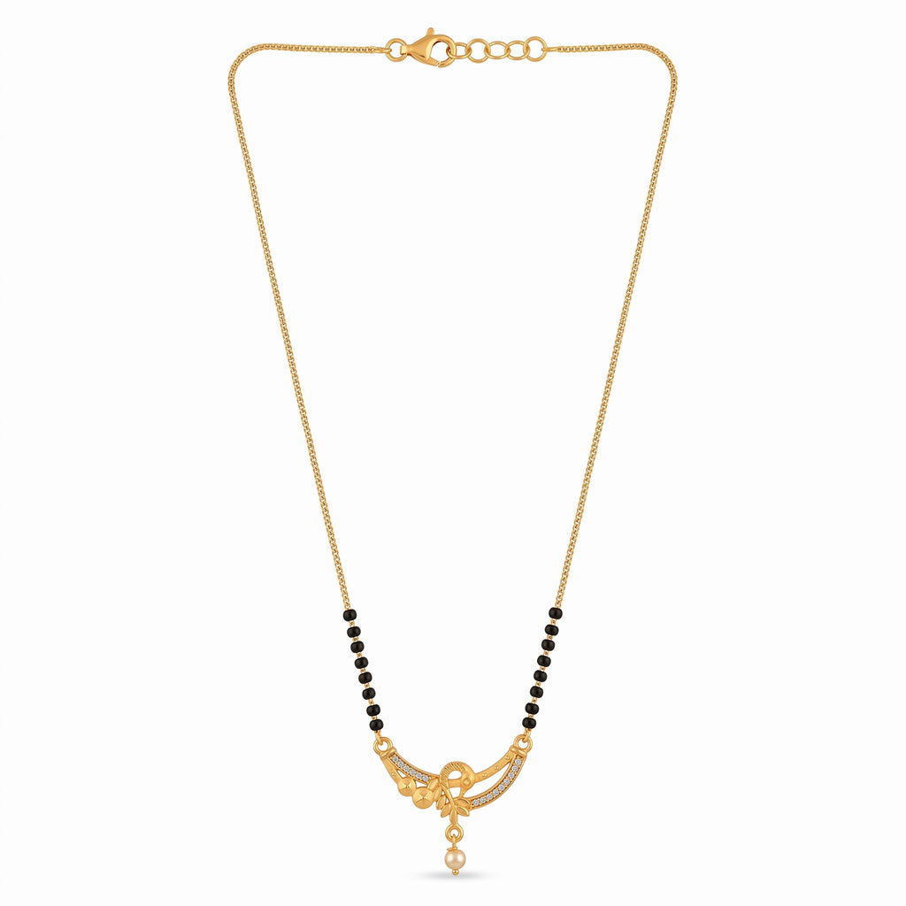 Aarohi Leaf Charm Mangalsutra