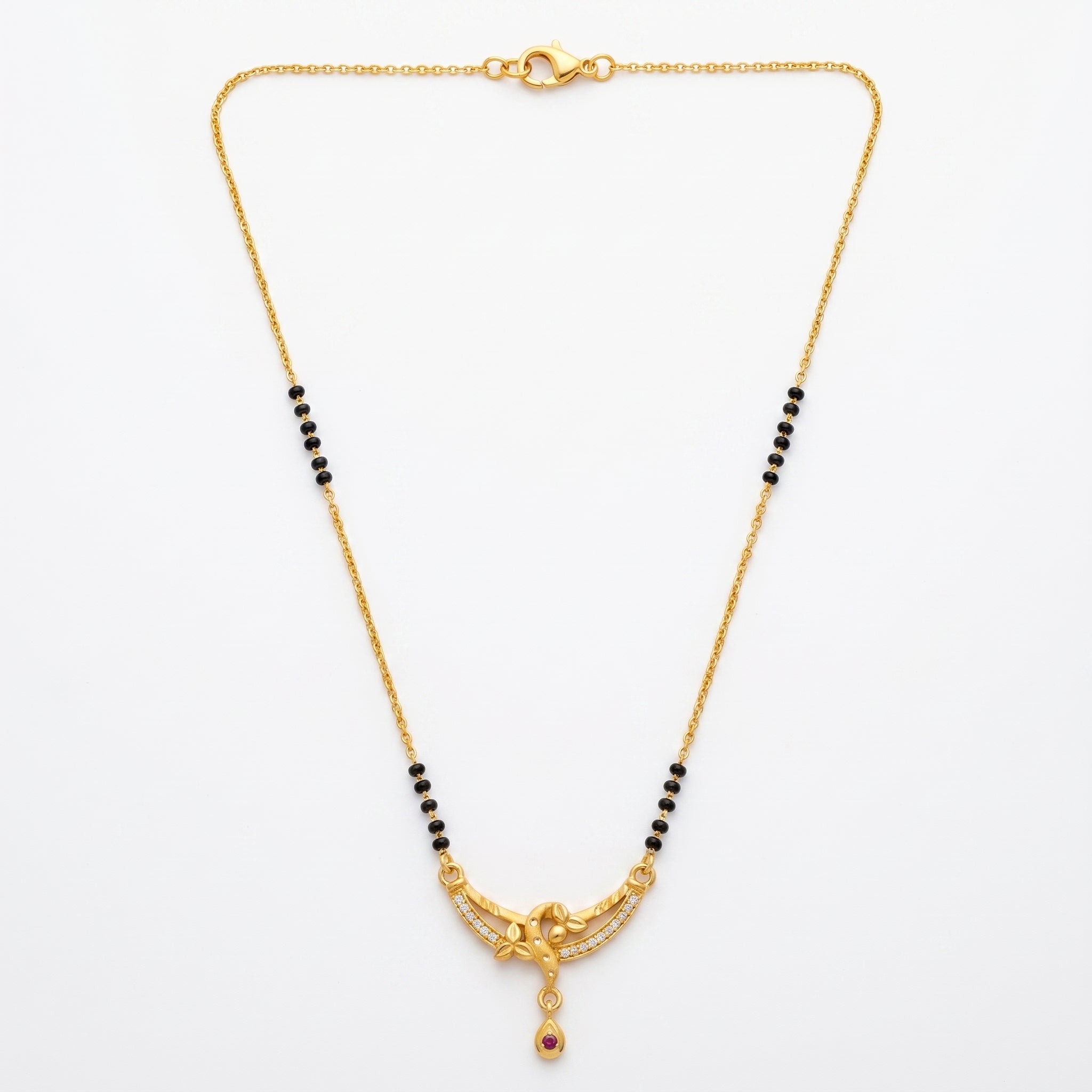 Swarna Viraasat Ruby Drop Mangalsutra