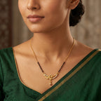 Aarohi Leaf Charm Mangalsutra