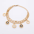 Roman Luxe Charm Bracelet