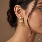 Elegant Gold Sparkle Earrings