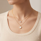 Celestial Clover Layered Necklace