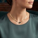 Celestial Roman Disc Necklace