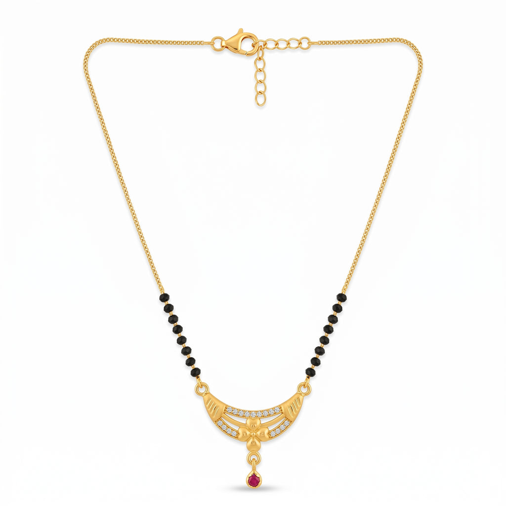 Royal Crescent Charm Mangalsutra