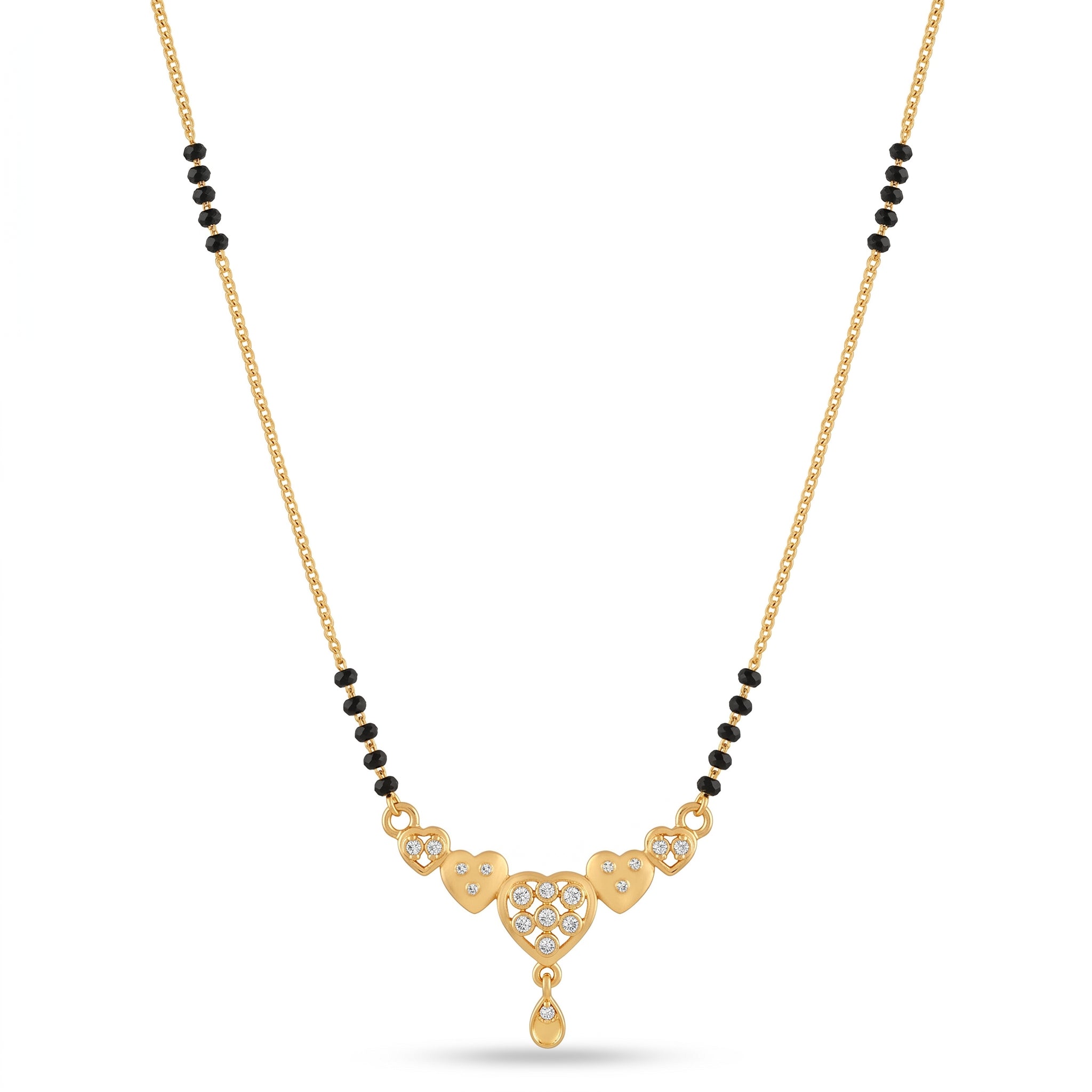 Svarna Heart Charm Mangalsutra Main image