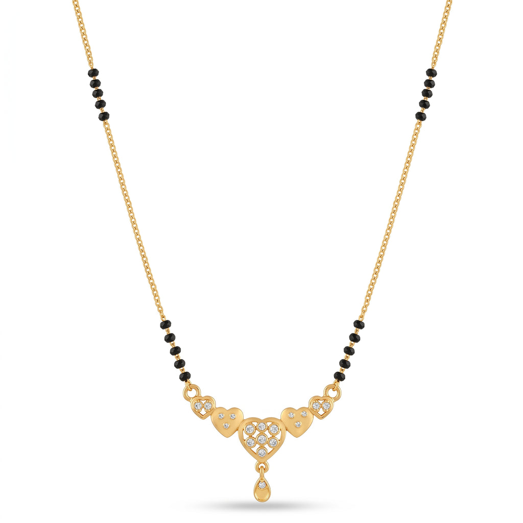 Svarna Heart Charm Mangalsutra