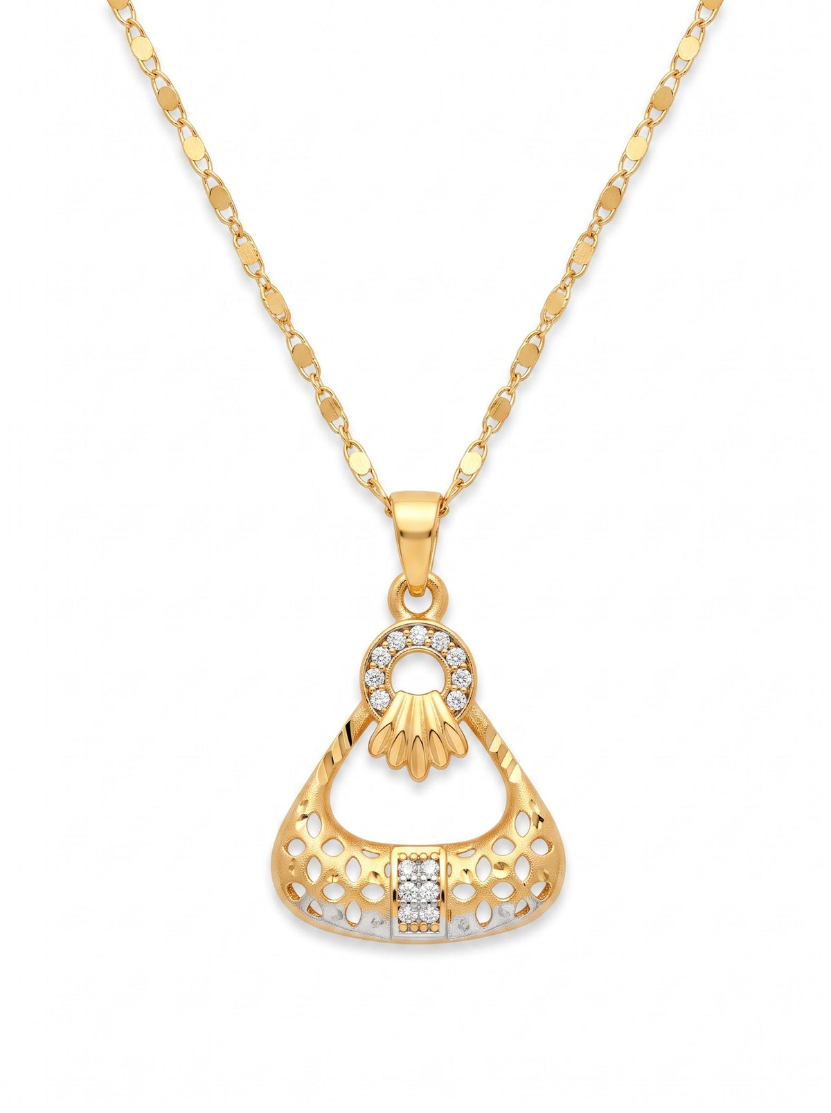 Prism Arc Diamond Pendant Main image