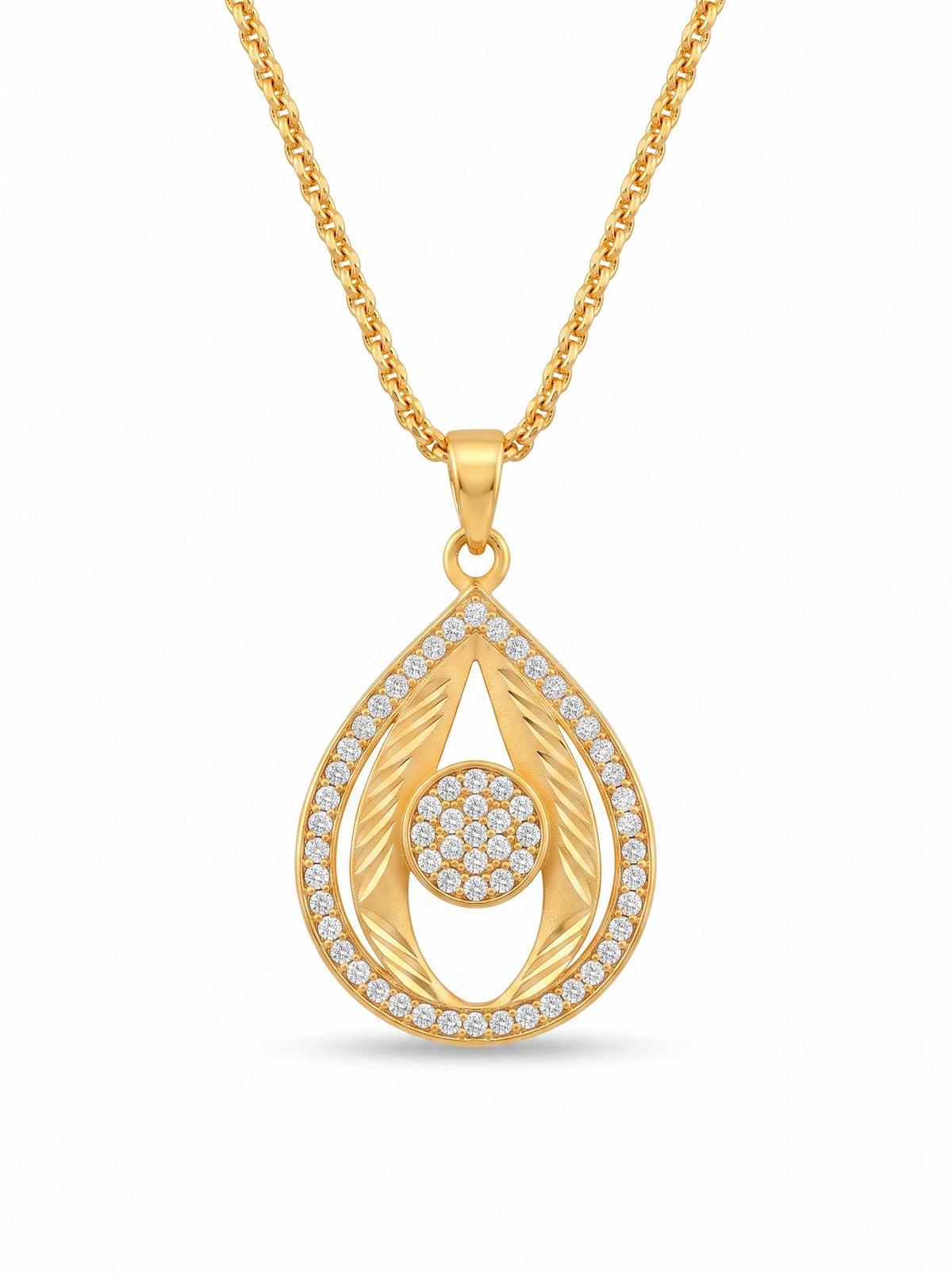 Diamond Eyedrop Pendant Main image