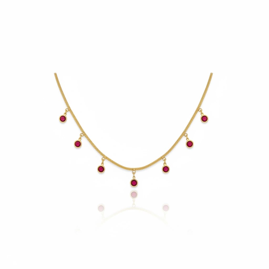Crimson Drop Necklace Main image