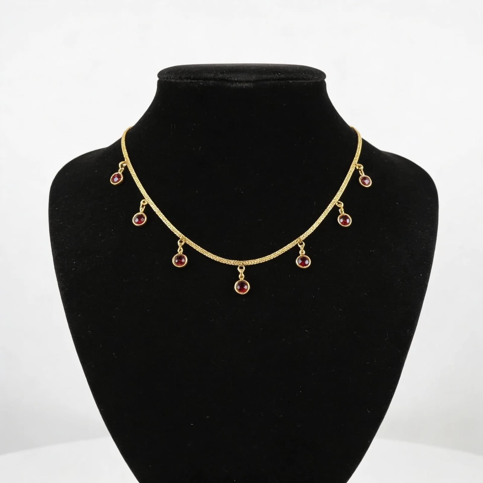 Crimson Drop Necklace