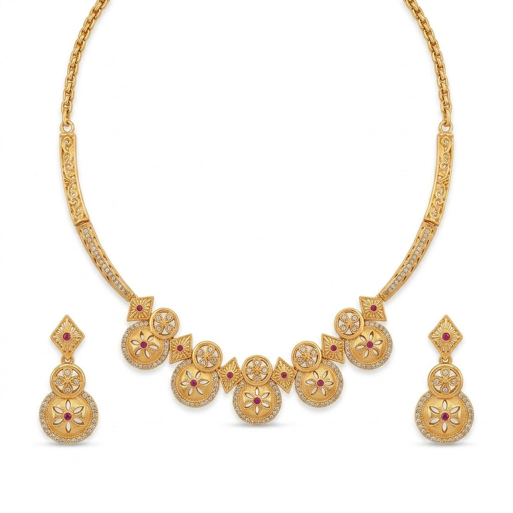 Royal Floral Necklace