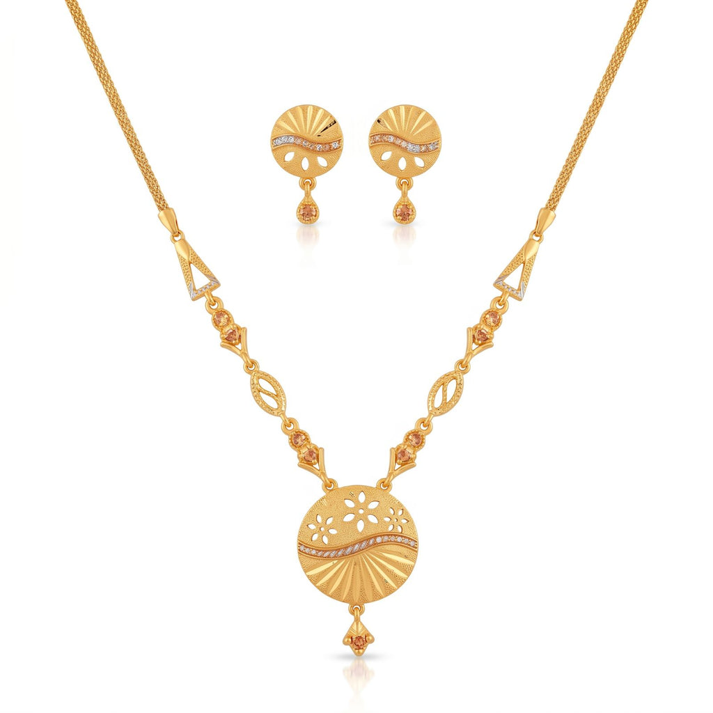 Golden Bloom Radiance Necklace
