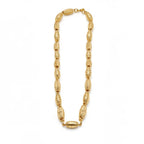 Regal Barrel-Link Gold Chain