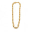 Regal Barrel-Link Gold Chain