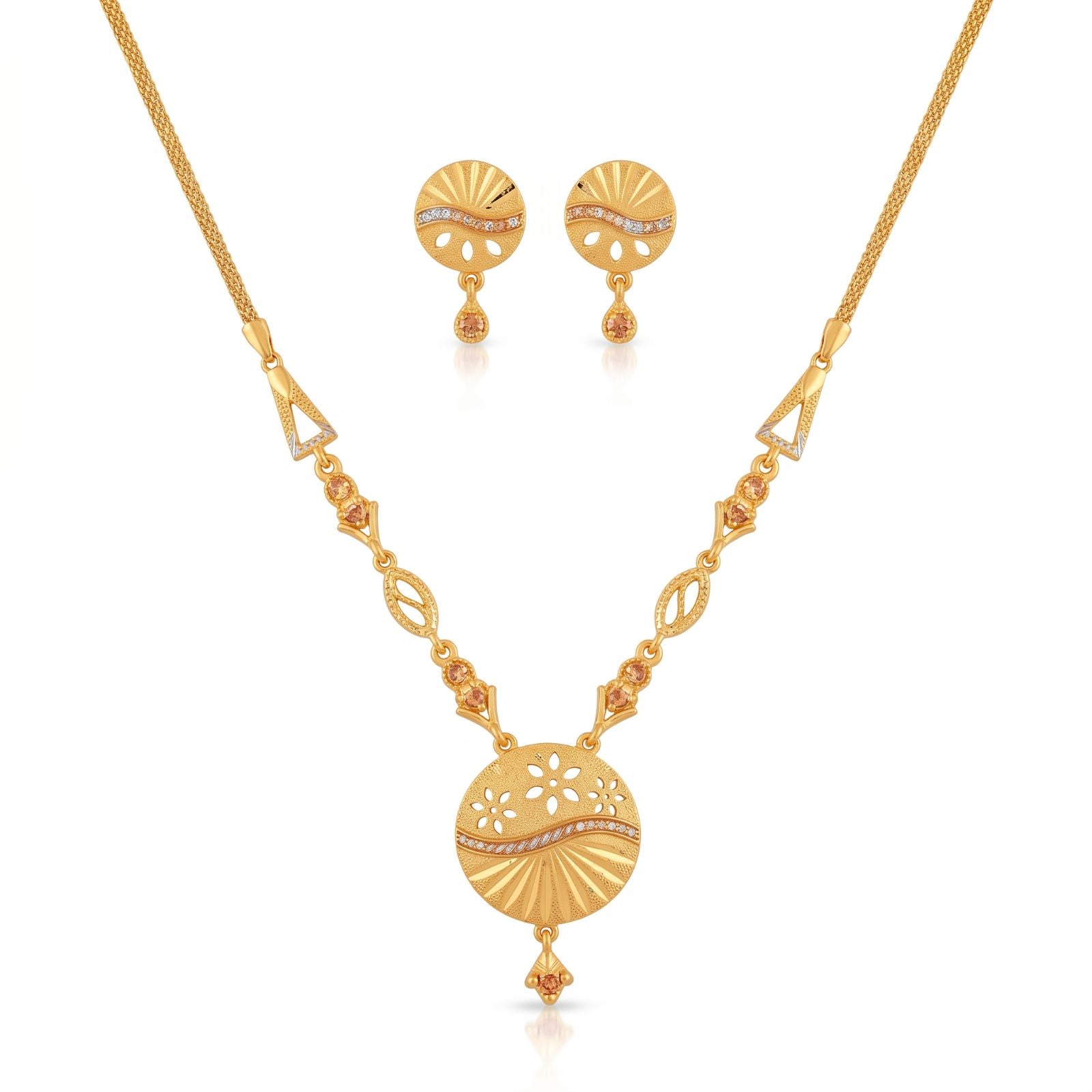 Golden Bloom Radiance Necklace