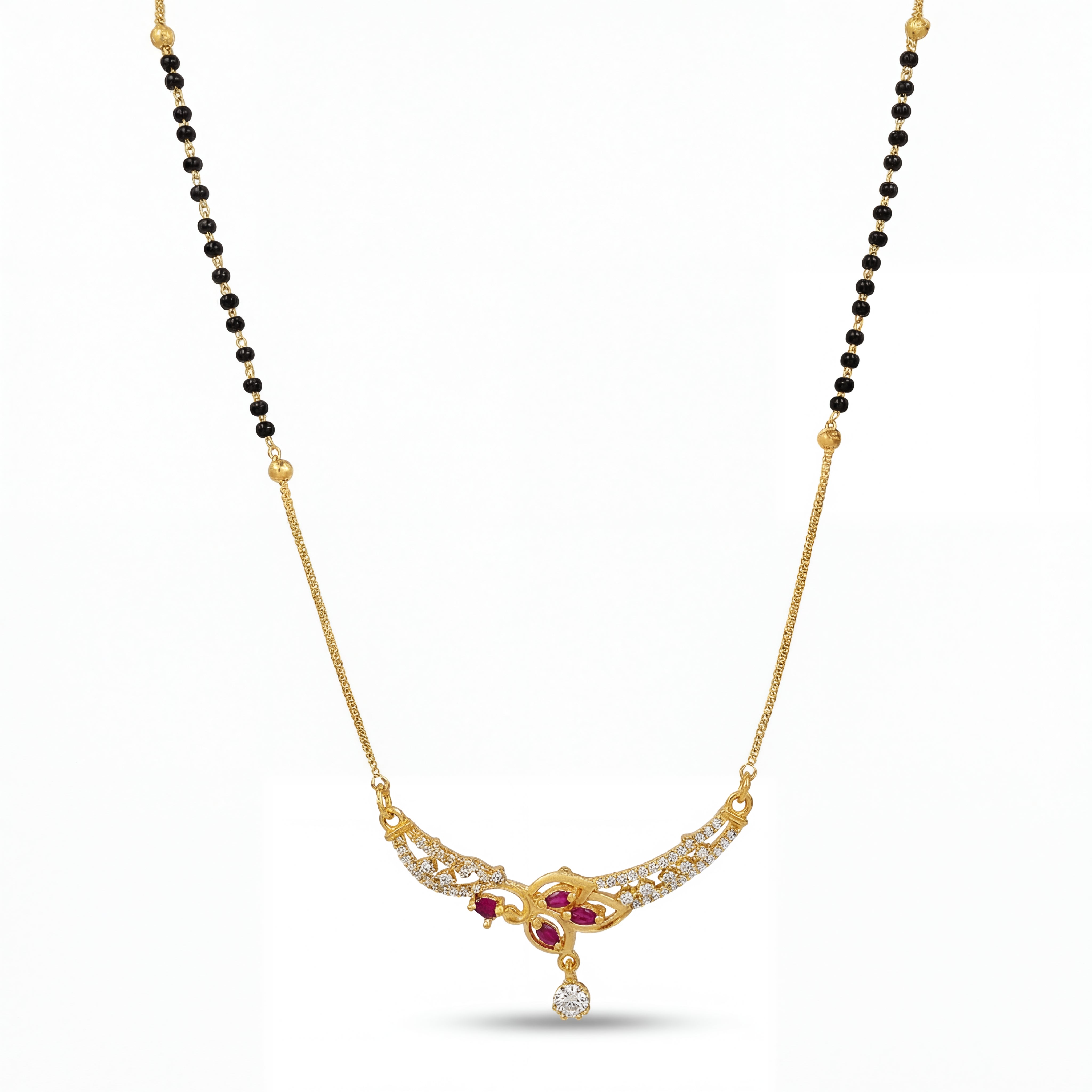 Ira Ruby Curve Mangalsutra Main image