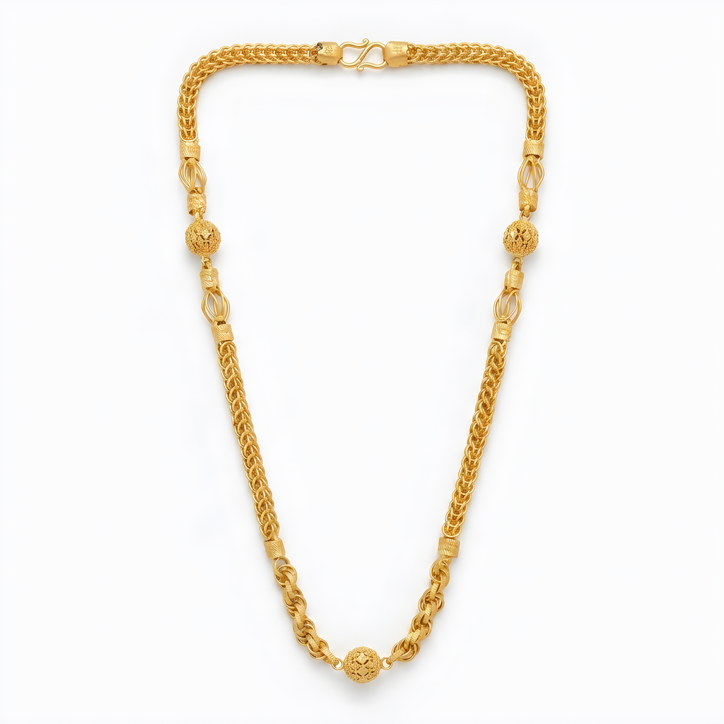 Heritage Dual-Link Beaded Chain