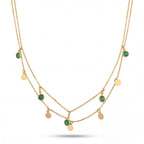 Emerald Drop Chain