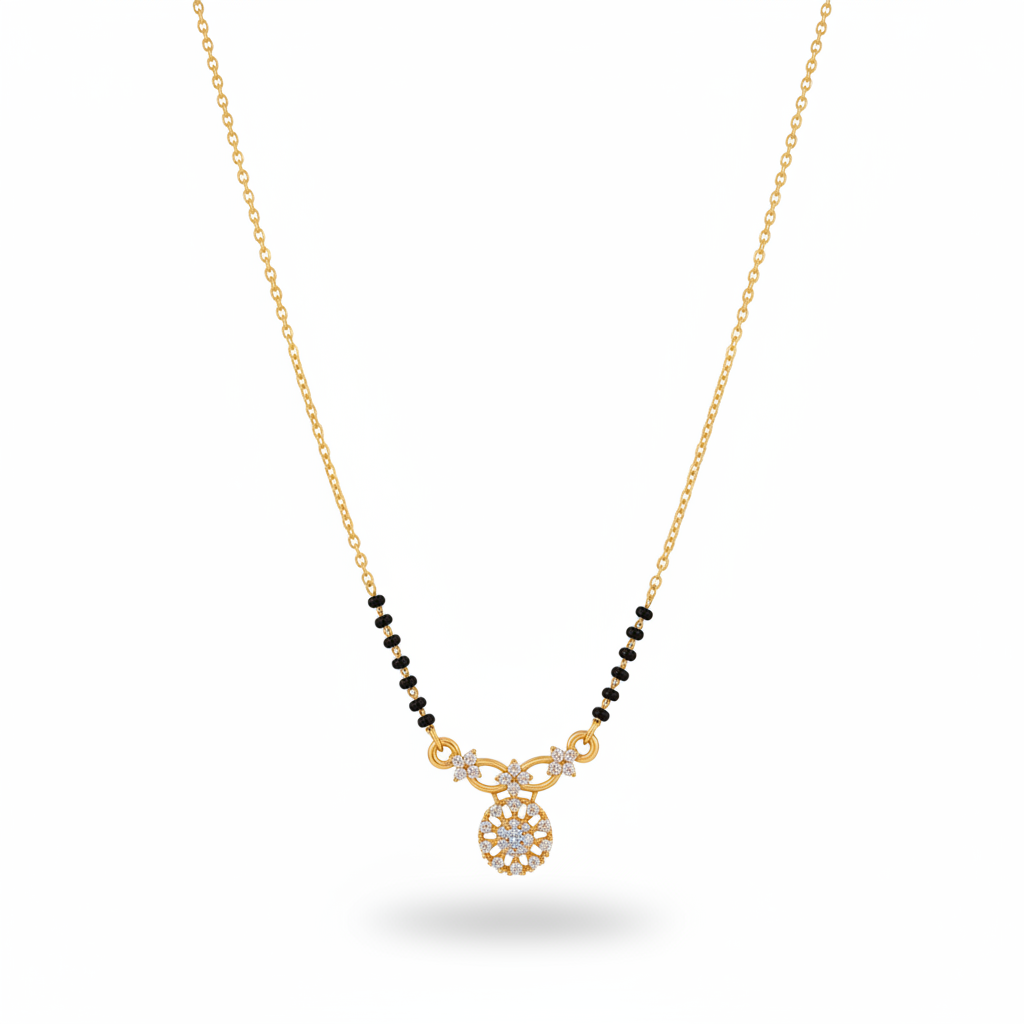 Petal Bloom Mangalsutra Main image