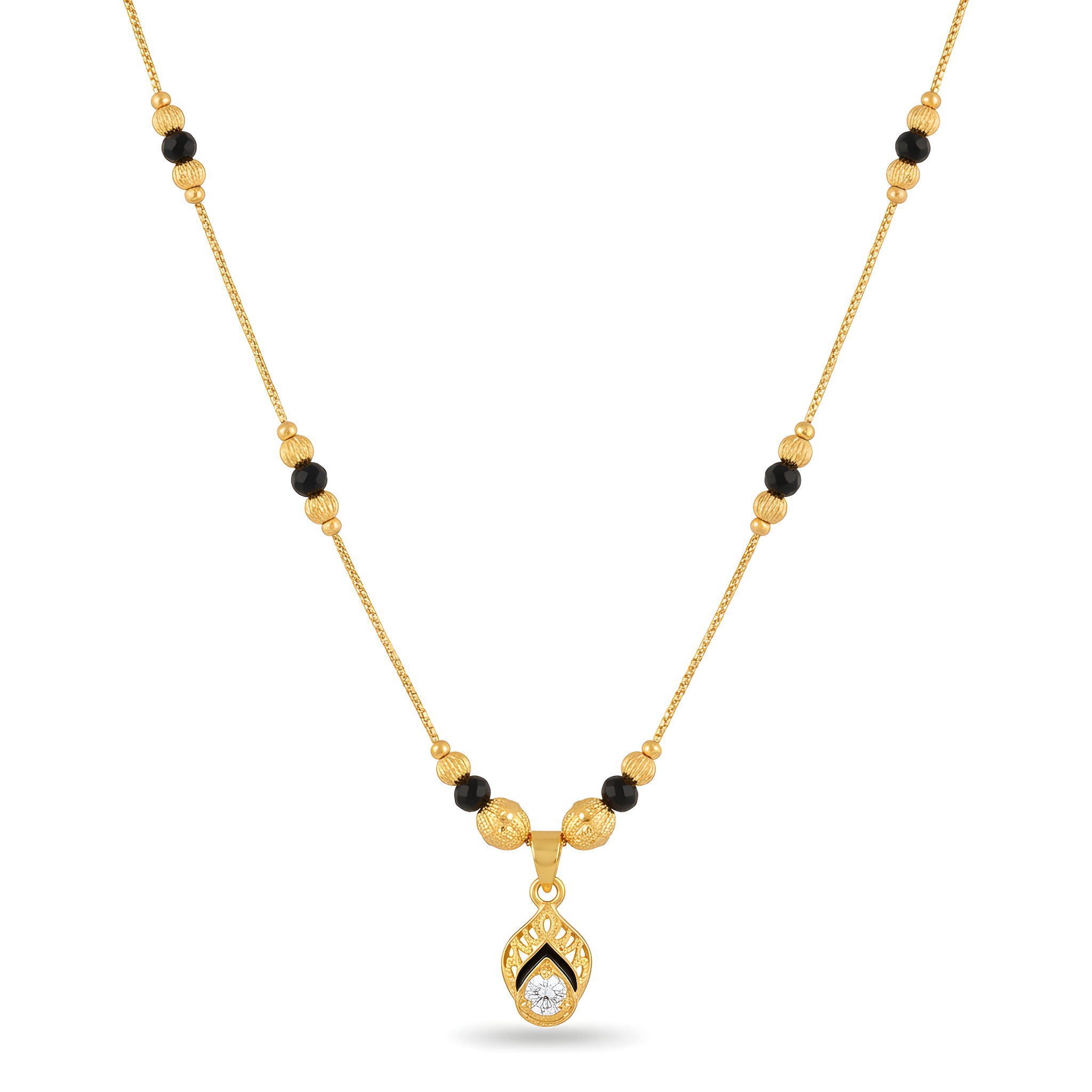 Swarna Teardrop Grace Mangalsutra Main image