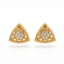 Celestial Bloom Triangle Studs