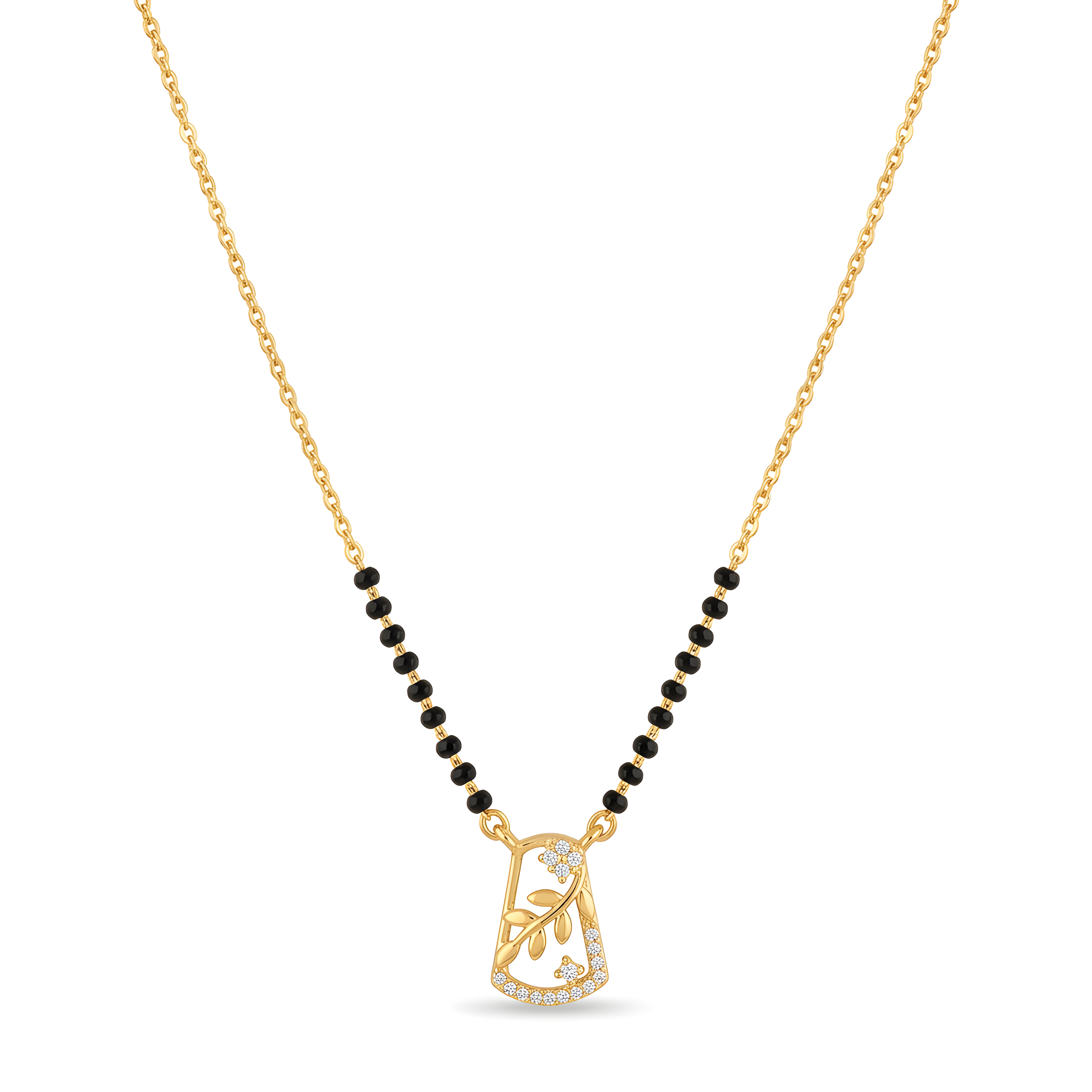 Nature Grace Leaf Mangalsutra Main image