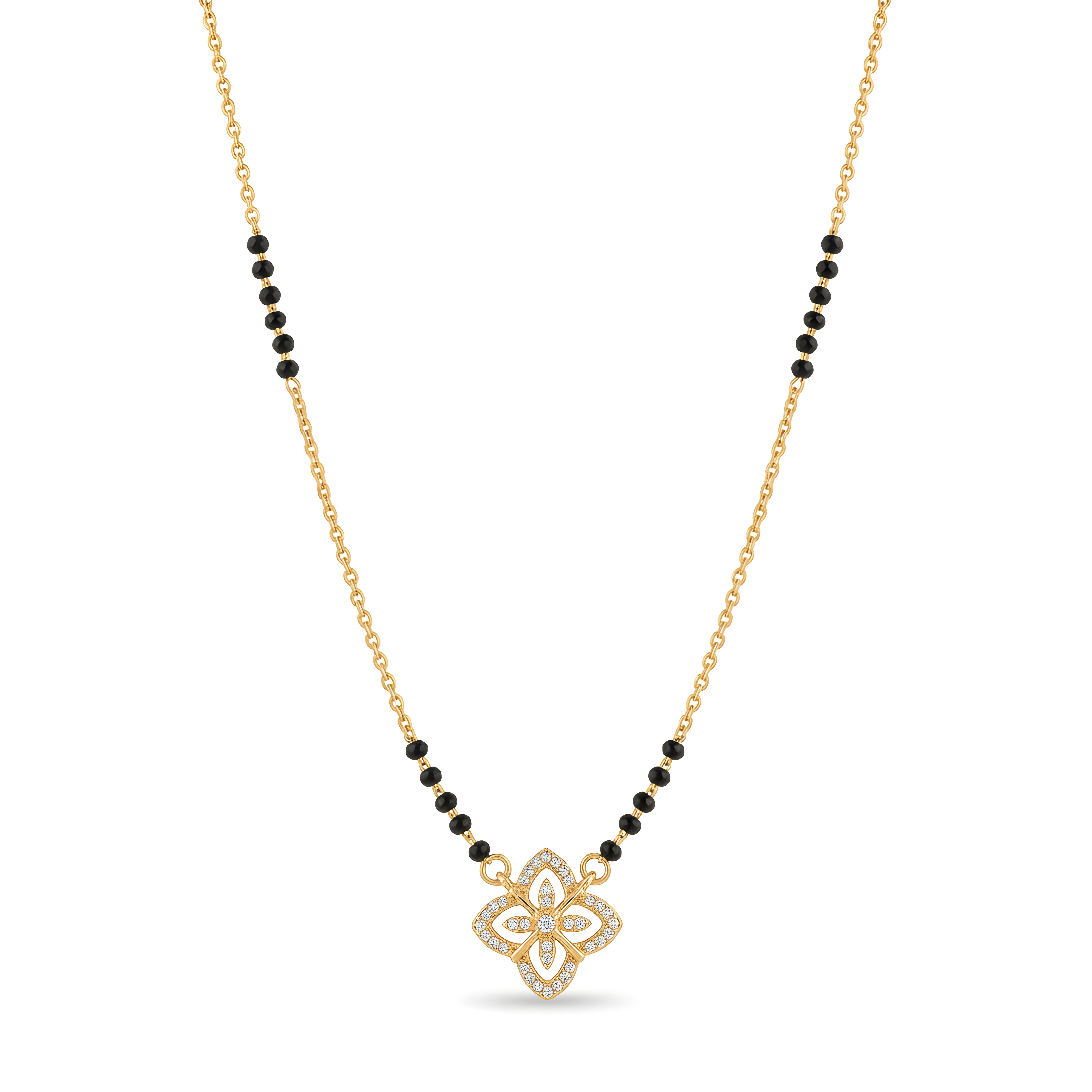 Floral Aura Mangalsutra Main image