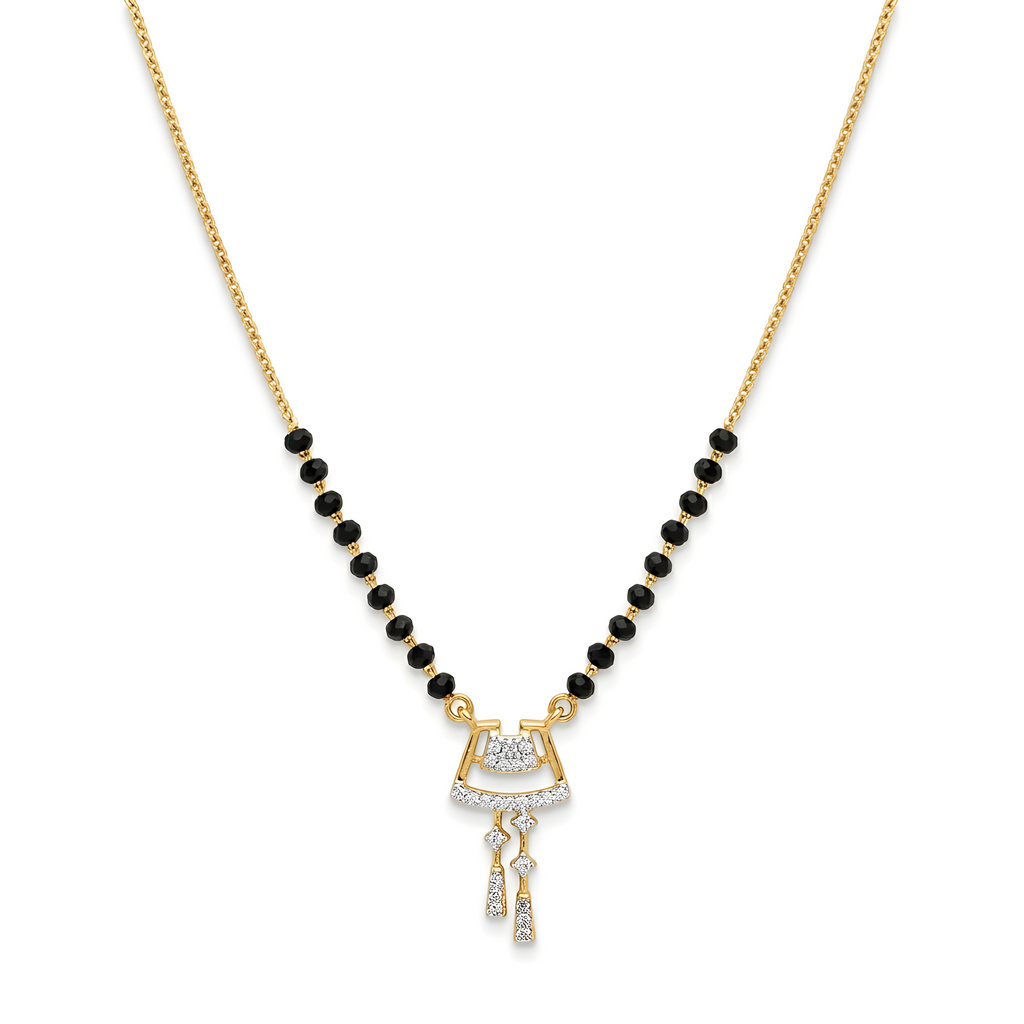 Elegant Drape Tassel Mangalsutra