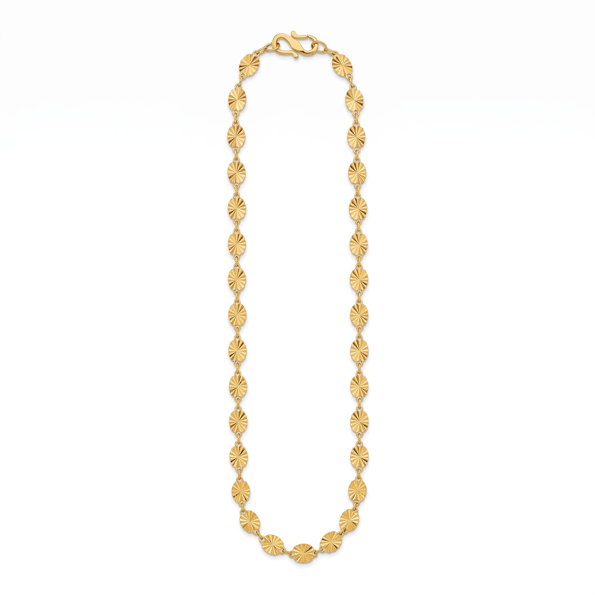 Sunburst Disc Gold Chain Main image