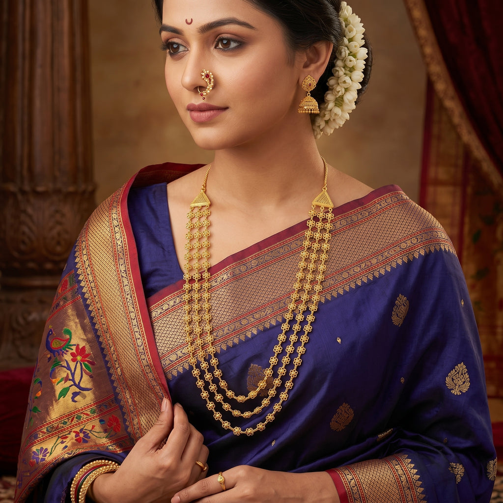 Maharashtrian Floral Cascade Haar