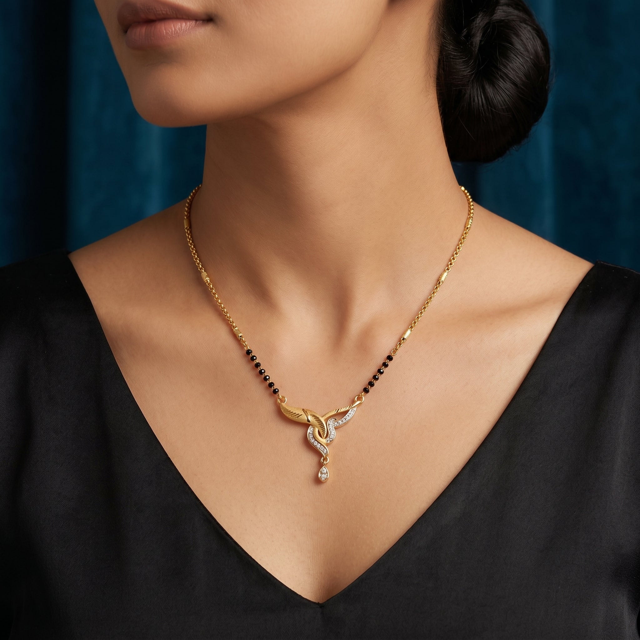 Golden Vihana Mangalsutra Secondary image