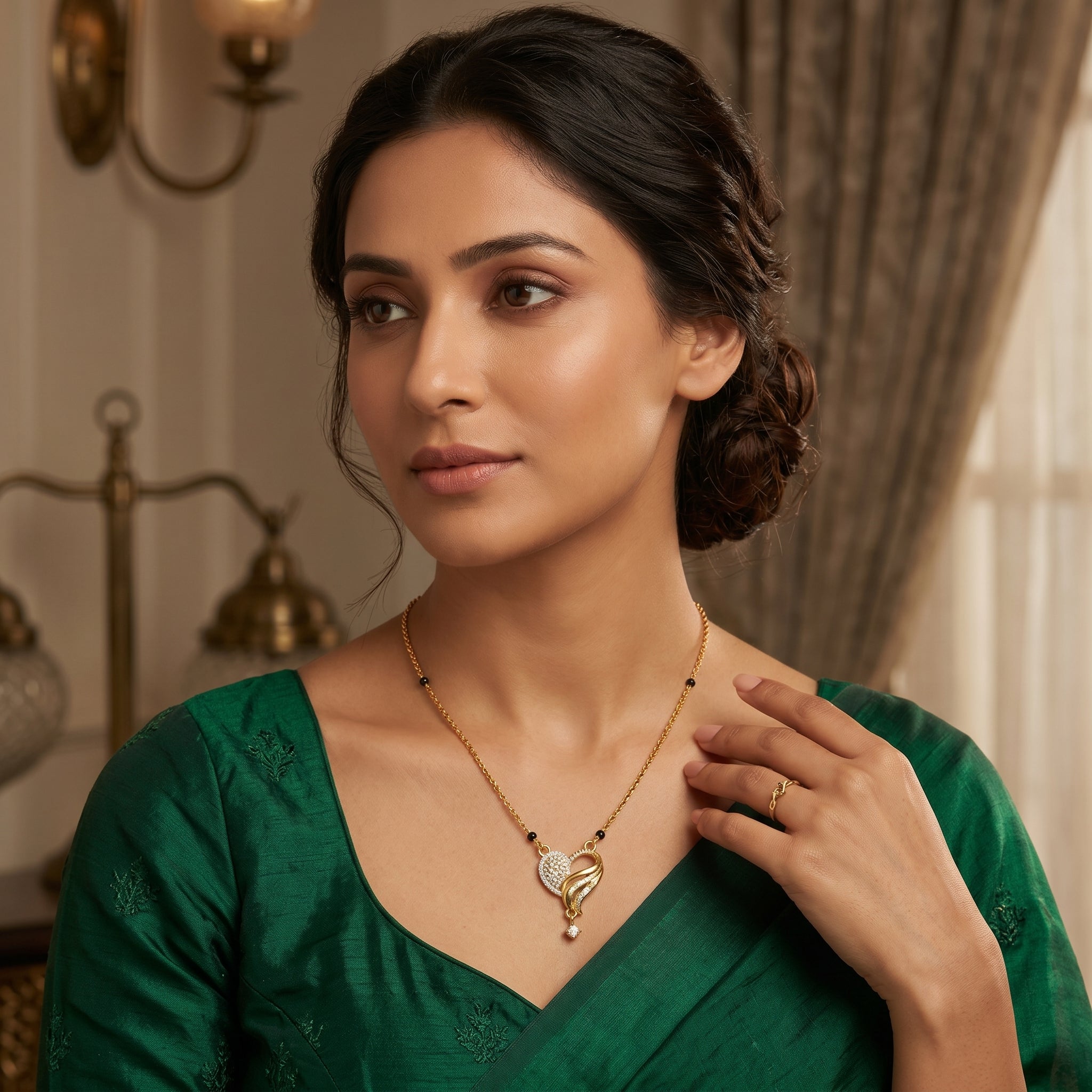 Aarohi Heart Mangalsutra