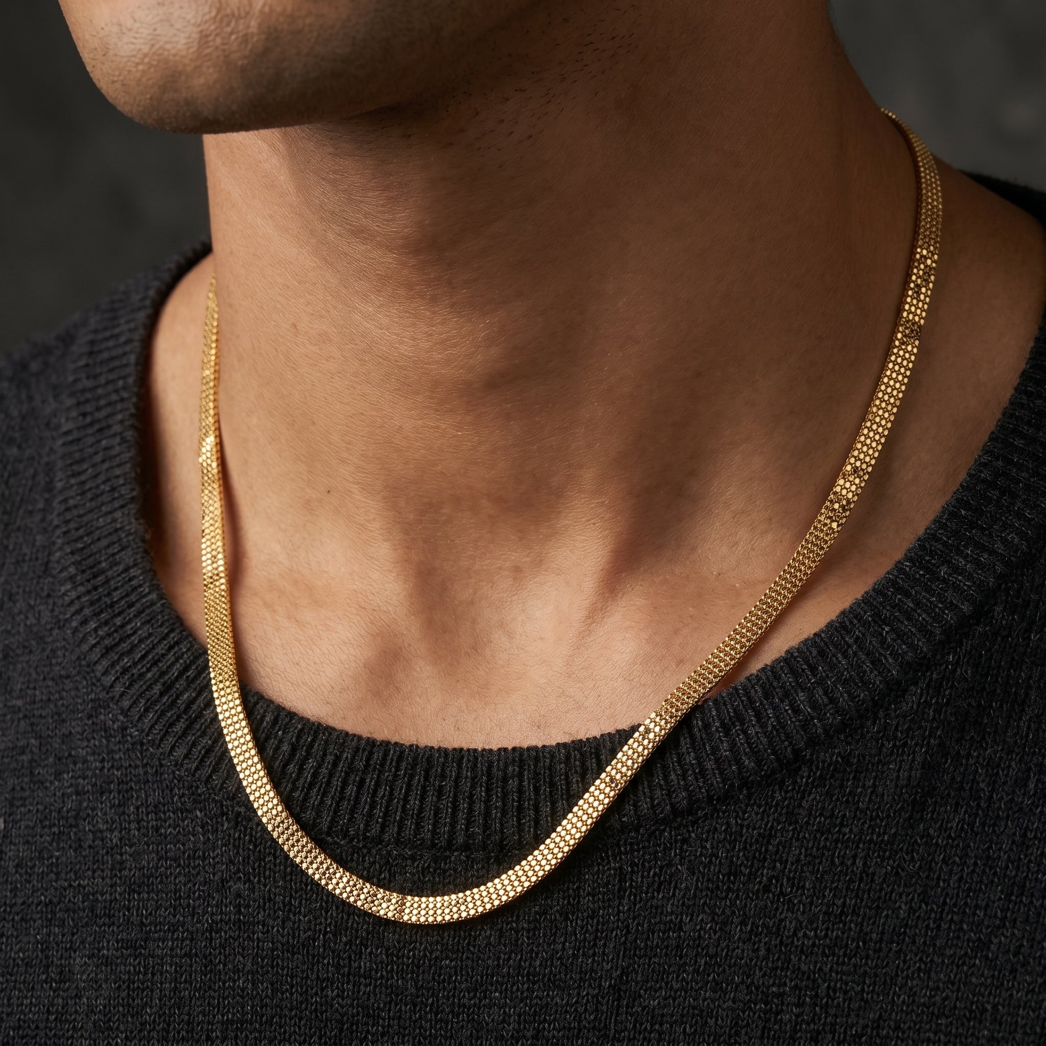 Sleek Aura Flat Mens Chain Secondary image