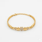 Golden Heart Charm Bracelet