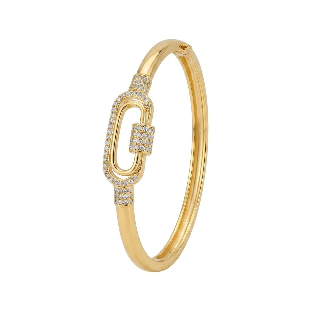 Luxury Lock Design Gold Bracelet