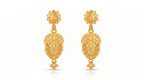 Golden Lotus Heritage Earrings