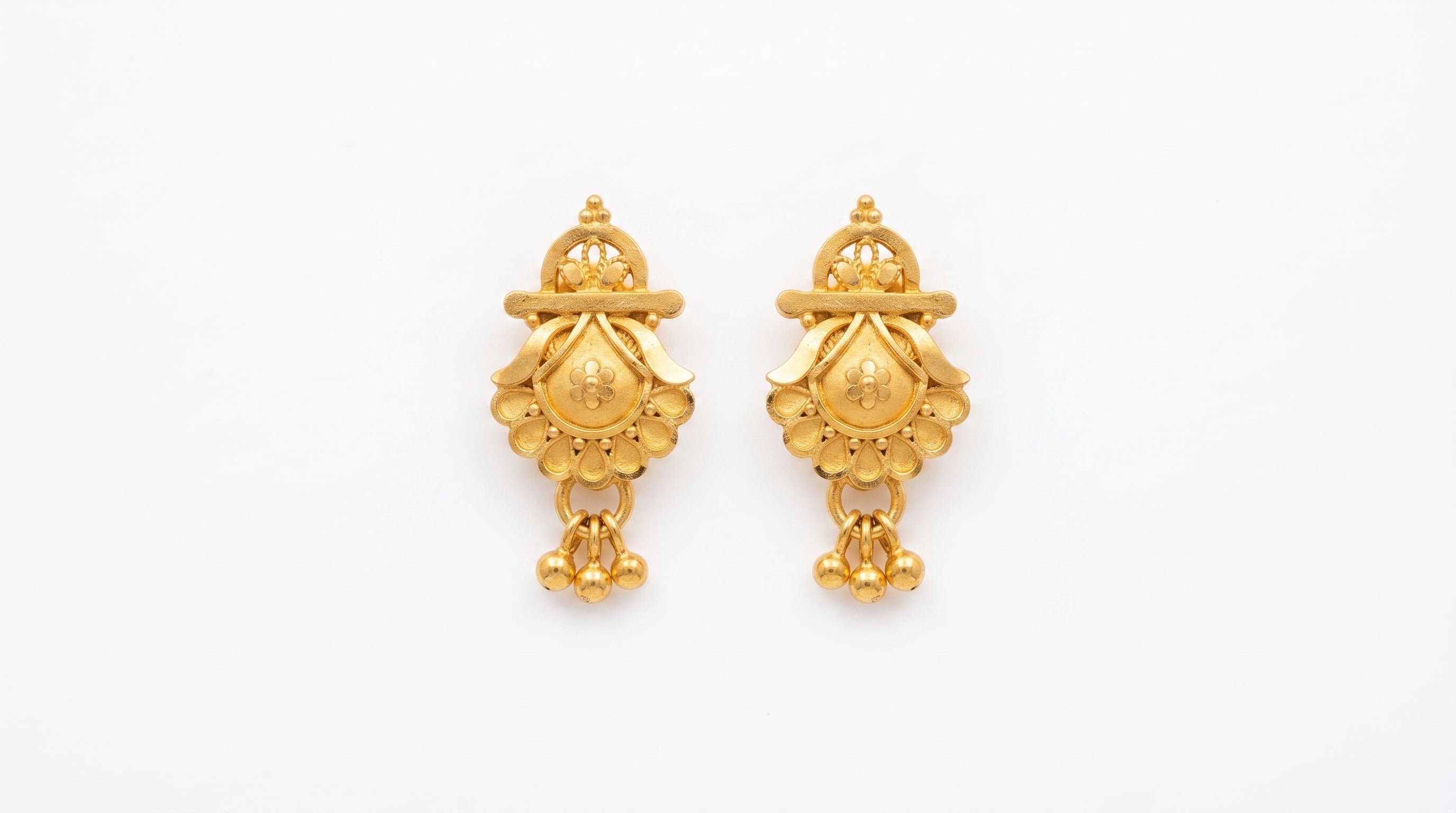 Royal Blossom Drop Earrings