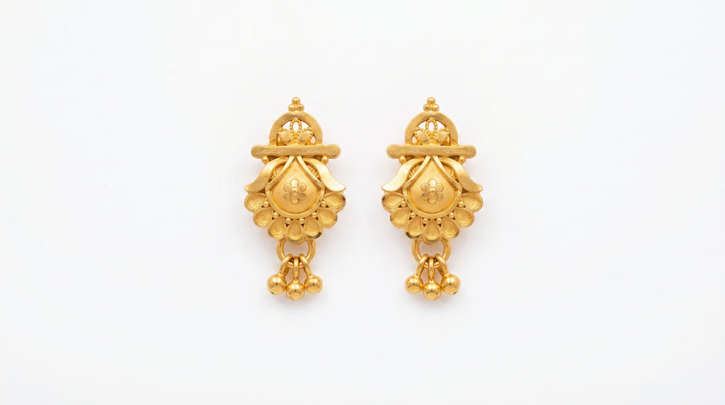 Royal Blossom Drop Earrings