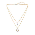 Celestial Clover Layered Necklace