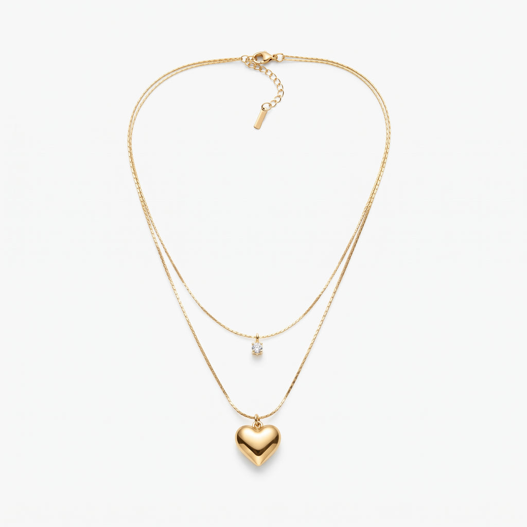 Heartlight Double-Layer Necklace