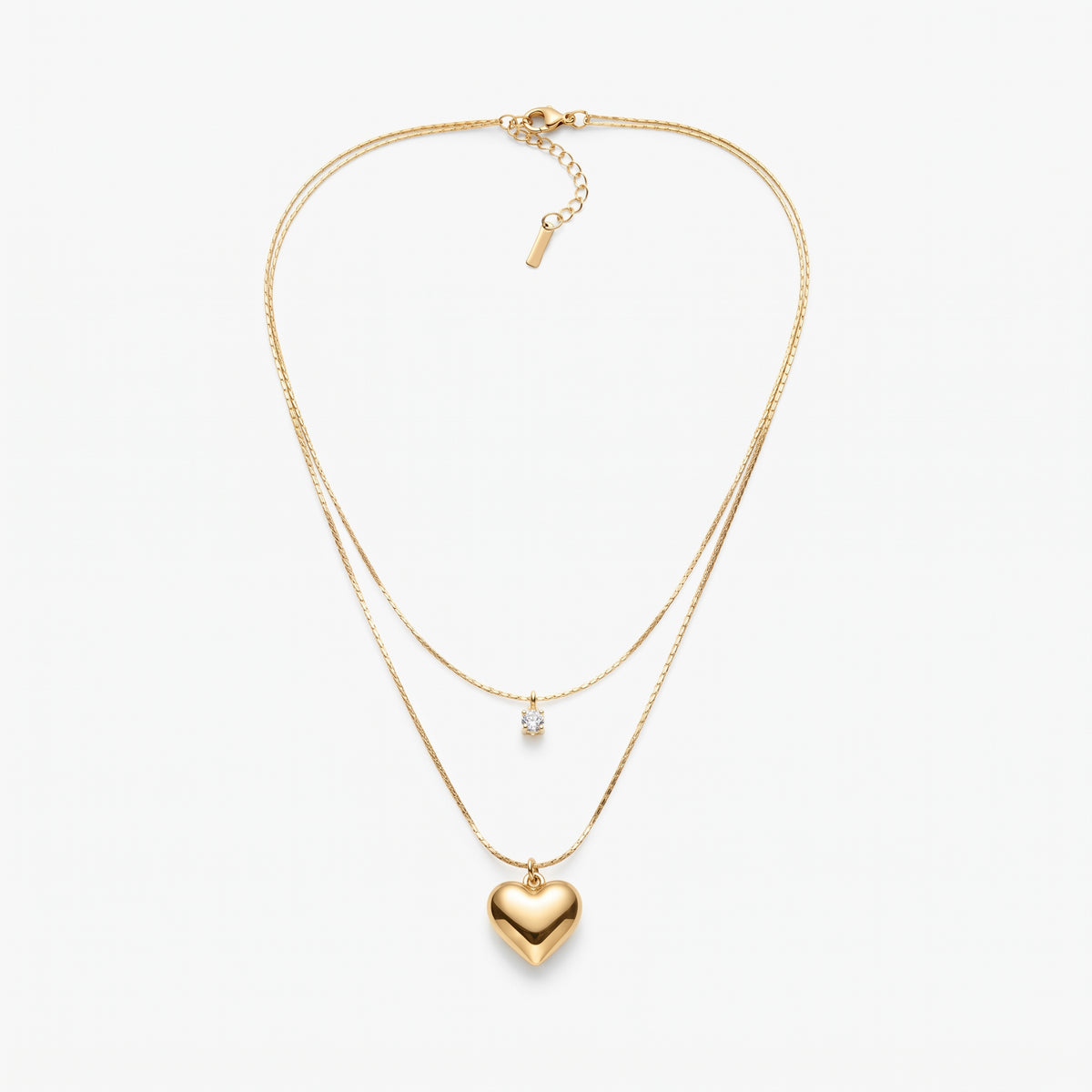 Heartlight Double-Layer Necklace