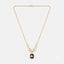Golden Bloom Onyx Necklace