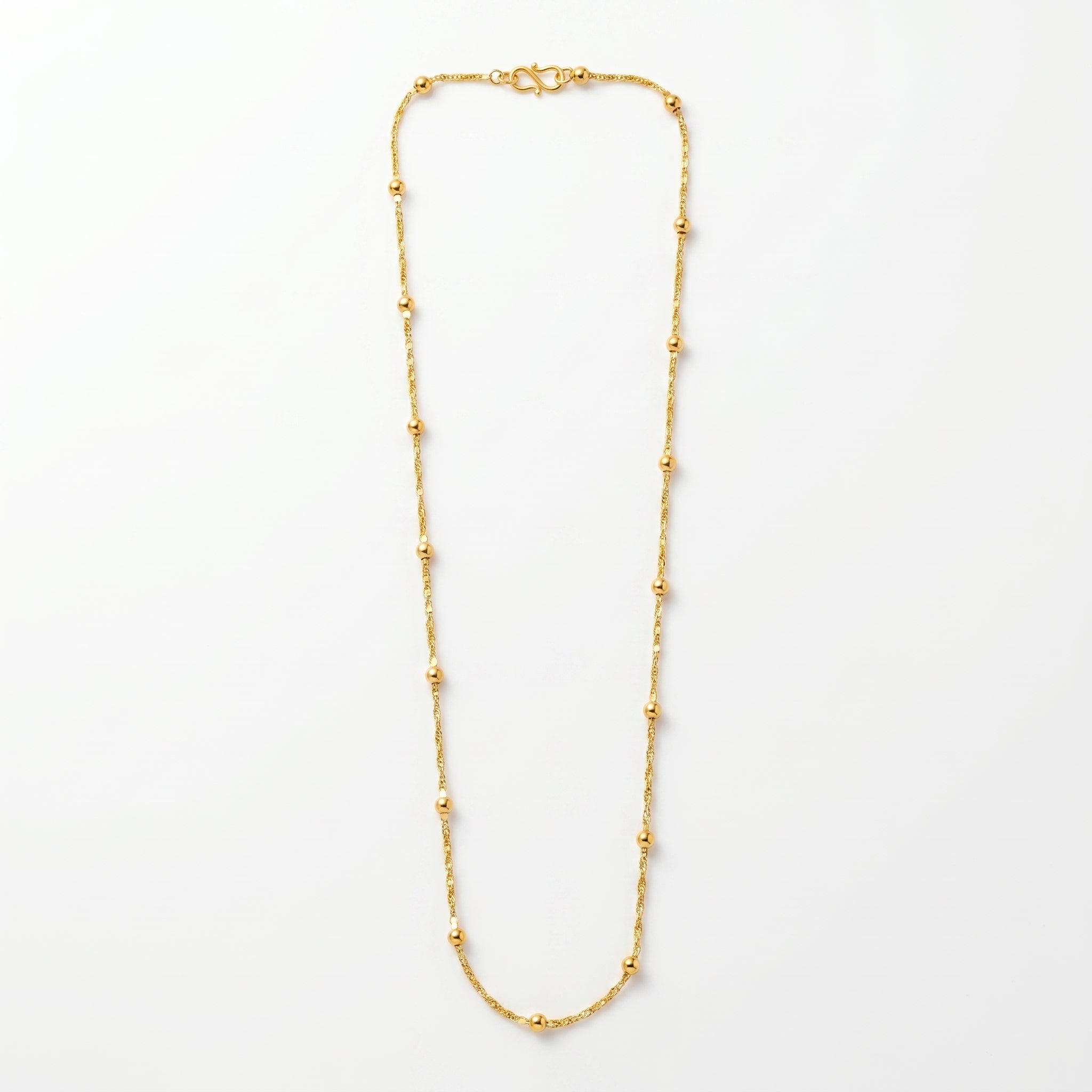 Classic Bead Station Gold Chain Main image